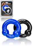 Ultraballs 2-Pack Cockrings Black and Blue
